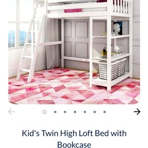 Max&Lilly Solid wood loft bed